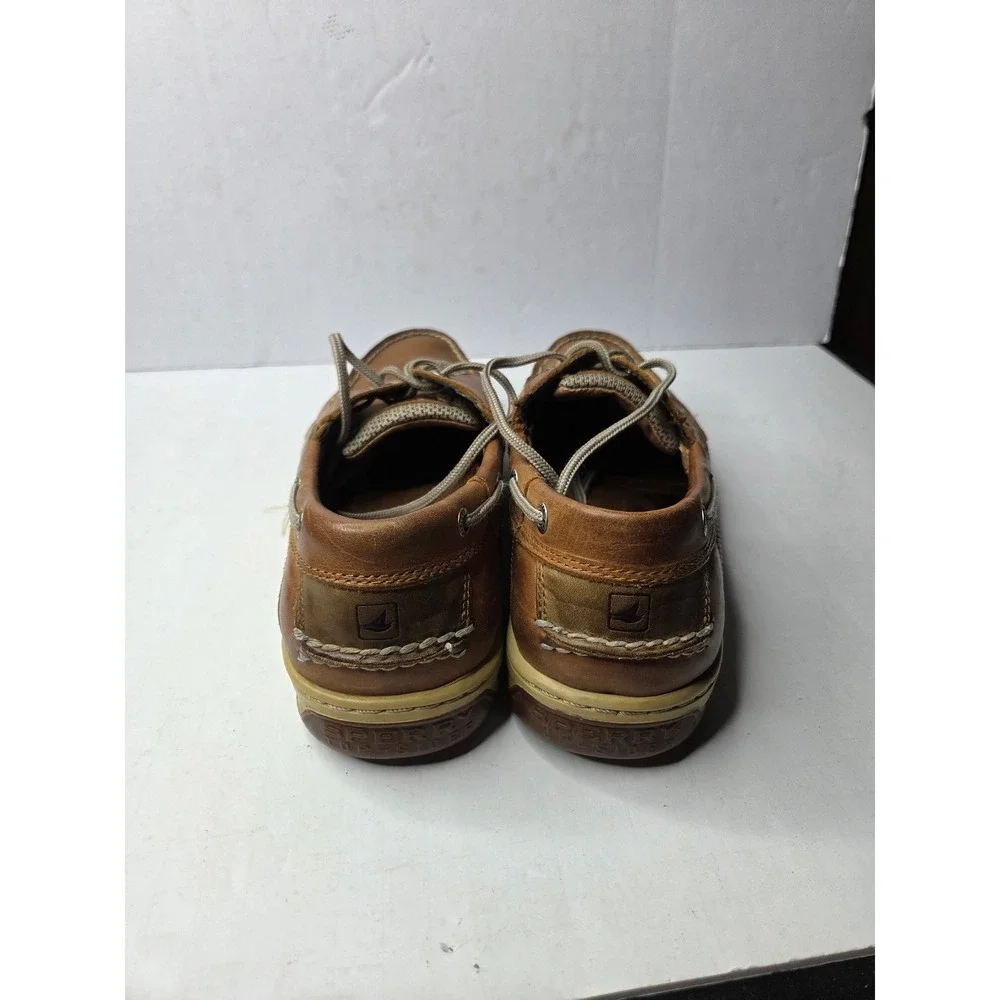 Sperry Top-Sider Billfish Mens 9.5M Tan Brown Leather Boat Shoes 0799320